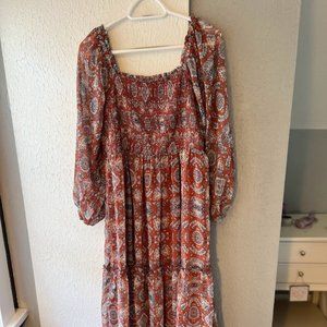 Women's in loom Floor Length Dress